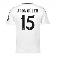 Dres Real Madrid Arda Guler #15 Domáci 2024-25 Krátky Rukáv